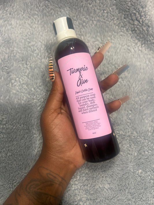 Turmeric & Aloe Liquid Castile Soap